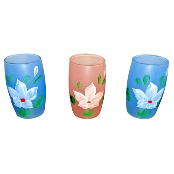 Vintage Bartlett Collins Gay Fad Tumbler Glasses Set of 3 — Retro Mid-Century - Picture 6 of 7